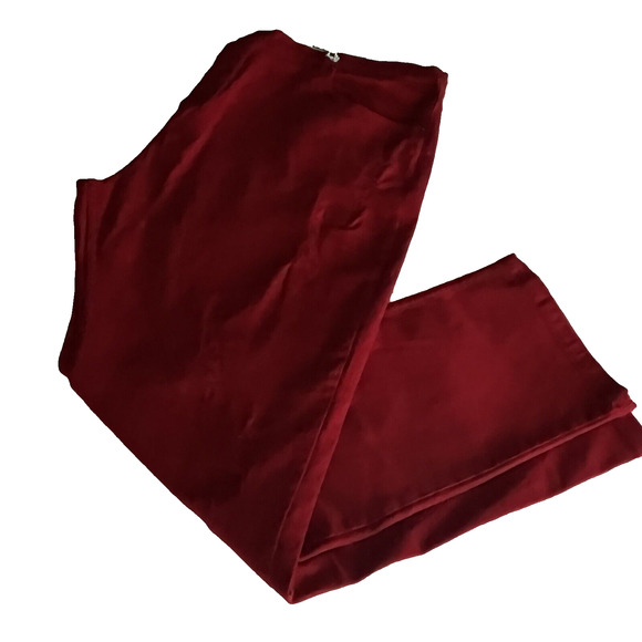 NWT Evolution In Design Womens Jeans SZ 54 Slim Red Denim Distressed Stretch - Picture 1 of 13